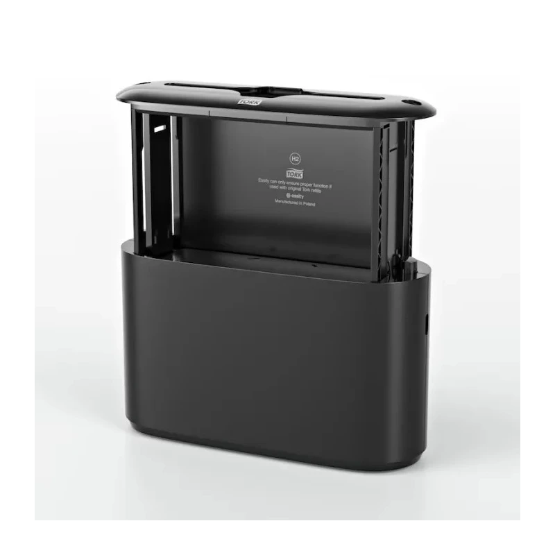 Tork Plastic Black Top Mount Paper Towel Dispenser 116 mm x 218 mm x 323 mm 552208