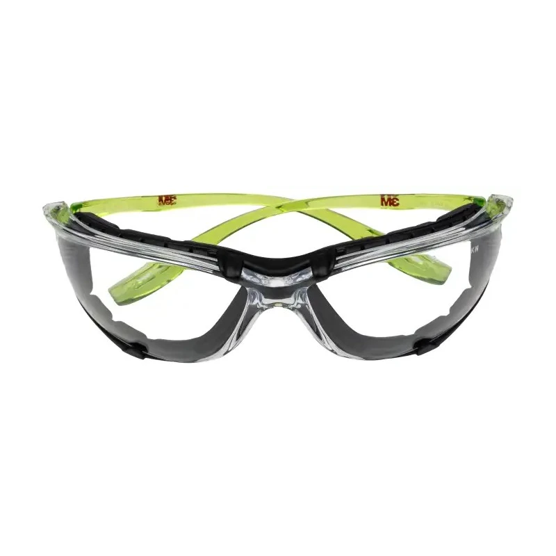 3M Solus Safety Glasses Anti-Fog Coating Clear Blue Lime Green Polycarbonate Lens Polycarbonate 7100216261