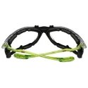 3M Solus Safety Glasses Anti-Fog Coating Clear Blue Lime Green Polycarbonate Lens Polycarbonate 7100216261