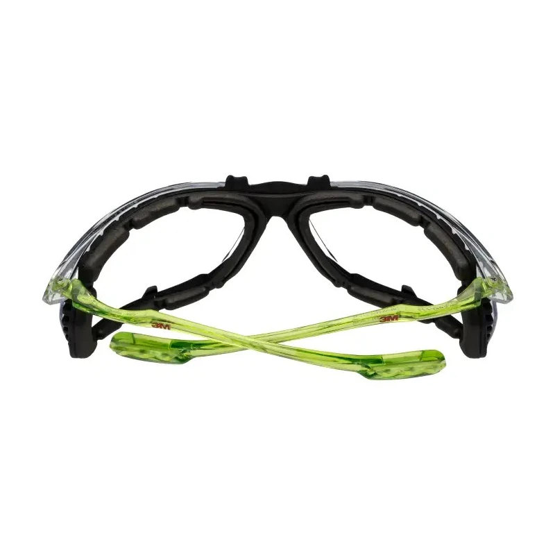 3M Solus Safety Glasses Anti-Fog Coating Clear Blue Lime Green Polycarbonate Lens Polycarbonate 7100216261