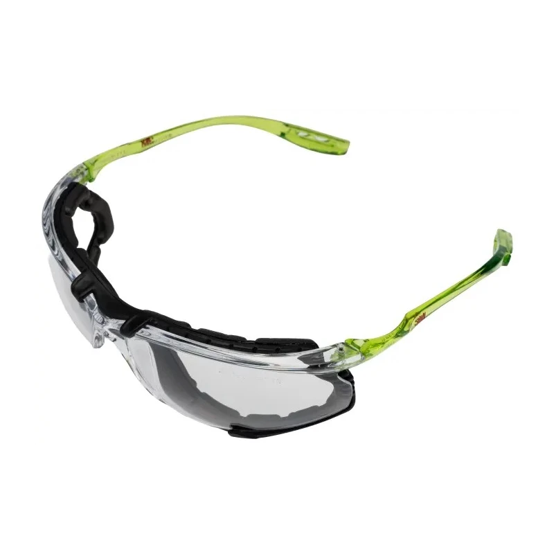 3M Solus Safety Glasses Anti-Fog Coating Clear Blue Lime Green Polycarbonate Lens Polycarbonate 7100216261