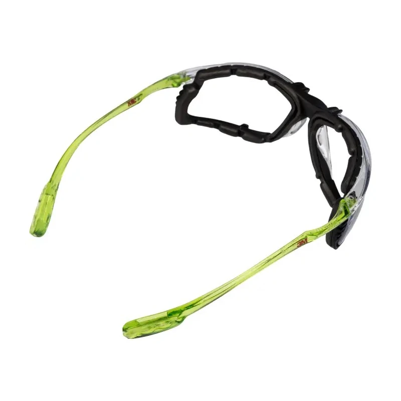 3M Solus Safety Glasses Anti-Fog Coating Clear Blue Lime Green Polycarbonate Lens Polycarbonate 7100216261