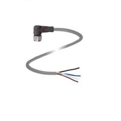 Pepperl + Fuchs Sensor Actuator Cable Female 4-Way Right Angle to Unterminated 5 m 250V IP67/IP68/IP69 V1-W-5M-PUR