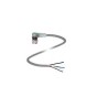 Pepperl + Fuchs Sensor Actuator Cable Female 4 Way Right Angle to Unterminated, 5 m, 24V, Polypropylene Jacket V1-W-A2-5M-PUR