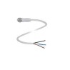 Pepperl + Fuchs Female 4 way Straight to Female 4 way Unterminated Sensor Actuator Cable 10 m V1-GV4A-10M-PP-W1
