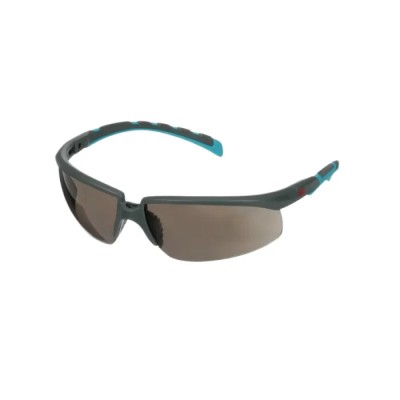 3M Safety Glasses 2000 Series Polycarbonate Grey Lens, Blue Grey Plastic Frame S2002SGAF-BGR
