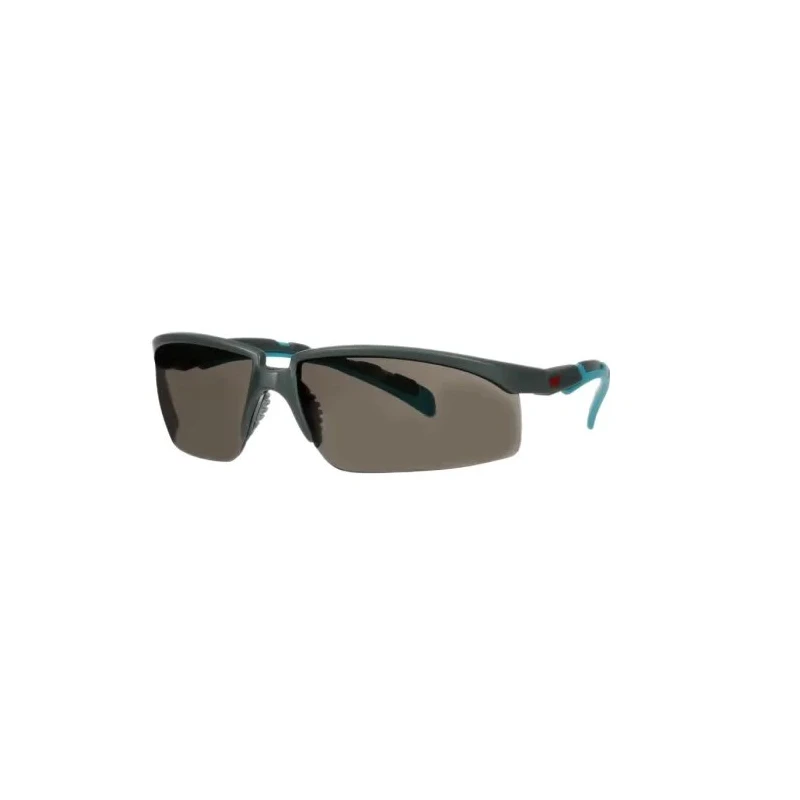 3M Safety Glasses 2000 Series Polycarbonate Grey Lens, Blue Grey Plastic Frame S2002SGAF-BGR