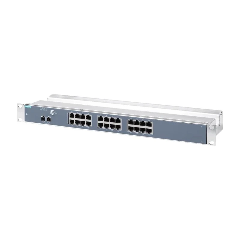 Siemens Unmanaged 24 Port Ethernet Switch 100Mbps, 6W Power Loss, 482.6 x 43.6 x 127mm SCALANCE Series 6GK5124-0BA00-2AR3