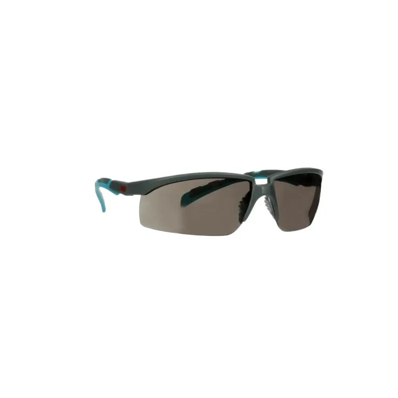 3M Safety Glasses 2000 Series Polycarbonate Grey Lens, Blue Grey Plastic Frame S2002SGAF-BGR