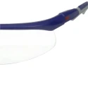 3M 2000 Series Safety Glasses Anti-Fog Anti-Scratch Clear Polycarbonate Lens Blue Grey Plastic Frame S2001AF-BLU