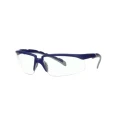 3M 2000 Series Safety Glasses Anti-Fog Anti-Scratch Clear Polycarbonate Lens Blue Grey Plastic Frame S2001AF-BLU