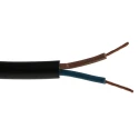 RS PRO 2 Core Power Cable Black 1 mm² 60 °C 750 V AC Stranded Copper Conductor 50 m Length CPE Jacket 821-3235