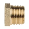 RS PRO Brass Threaded Fitting Straight 3/8 in BSP Male to 1/4 in BSP Female Reducer Bush 203-9016