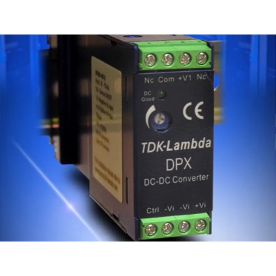 TDK-Lambda DPX DC/DC Converter, 5V DC Output, 12A, 24V DC Input, DIN Rail Mount, 60W, Operating Temp -40°C to DPX60-24S05