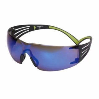 3M SecureFit 400 Safety Glasses Blue Polycarbonate Lens Heat Resistant UV Protection Impact Resistant SF408AS-EU