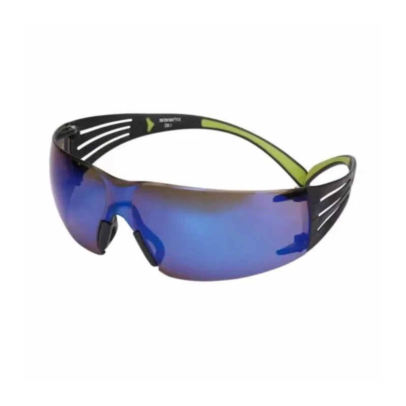 3M SecureFit 400 Safety Glasses Blue Polycarbonate Lens Heat Resistant UV Protection Impact Resistant SF408AS-EU