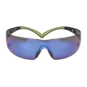 3M SecureFit 400 Safety Glasses Blue Polycarbonate Lens Heat Resistant UV Protection Impact Resistant SF408AS-EU
