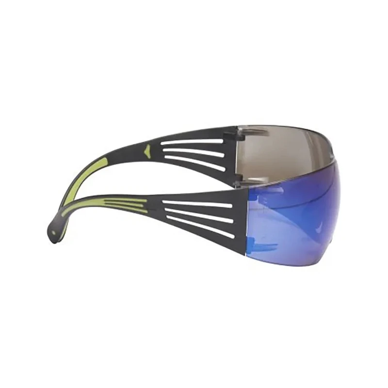 3M SecureFit 400 Safety Glasses Blue Polycarbonate Lens Heat Resistant UV Protection Impact Resistant SF408AS-EU