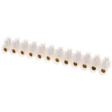 HellermannTyton Sigma Series Terminal Strip 12-Way, 16mm Wire Size, 76A Current, Screw Termination CS30NTPE