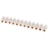 HellermannTyton Sigma Series Terminal Strip 12-Way, 16mm Wire Size, 76A Current, Screw Termination CS30NTPE
