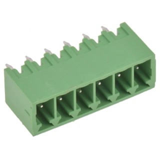 Wurth Elektronik 3211 Series Pluggable Terminal Block 6-Contact 3.5 mm Pitch 1 Row 10.5A 300V 691321100006