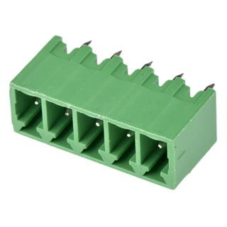 Wurth Elektronik 321 Series 3.81 mm Pitch Pluggable Terminal Block, 5-Contact, 1 Row, 10.5A, 300V 691321300005