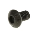 RS PRO Black Steel Hex Socket Button Screw M3 x 5 mm, Grade 10.9 Steel, Hex Drive, ISO 7380 Standard 822-9094