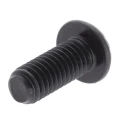 RS PRO Black Steel Hex Socket Button Screw, Hex Drive, M6 Thread Size, 15 mm Length 822-9120
