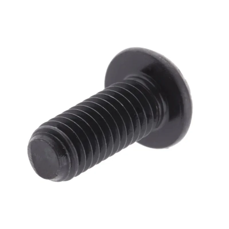 RS PRO Black Steel Hex Socket Button Screw, Hex Drive, M6 Thread Size, 15 mm Length 822-9120
