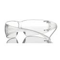 3M SecureFit Safety Glasses with Clear Polycarbonate Lens and Frame, UV Resistant, ANSI Z87.1-2010 SF201AS