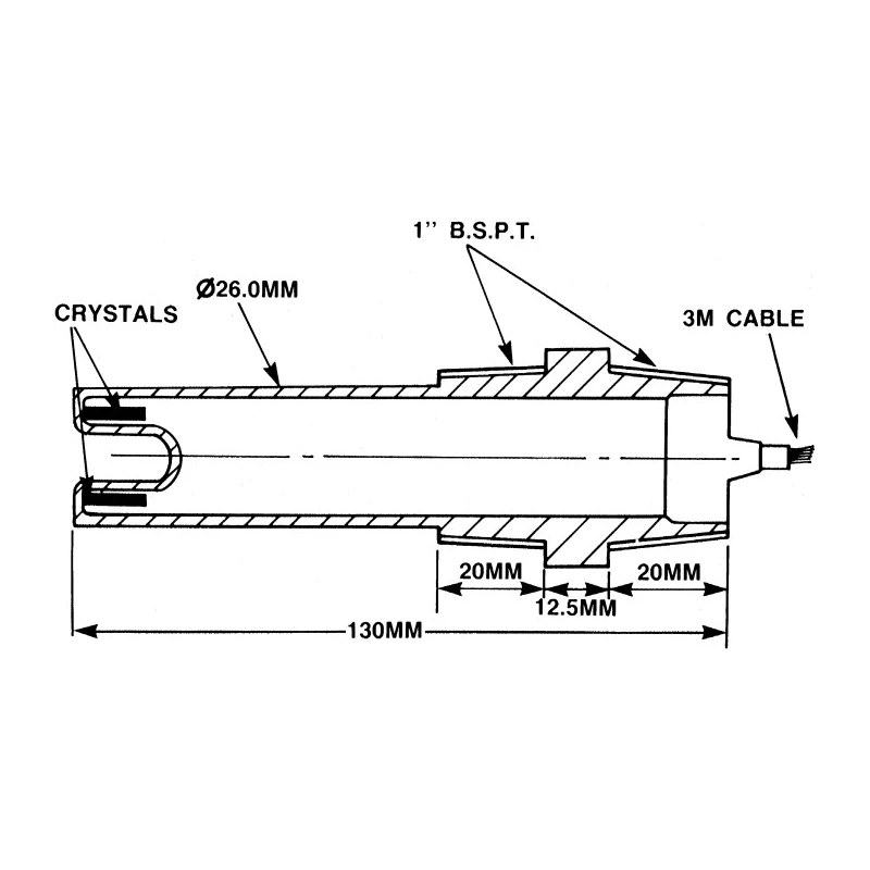 Delta-Mobrey Gap Sensor Level Switch Vertical Horizontal Polyphenylene Sulphide Housing 003H2