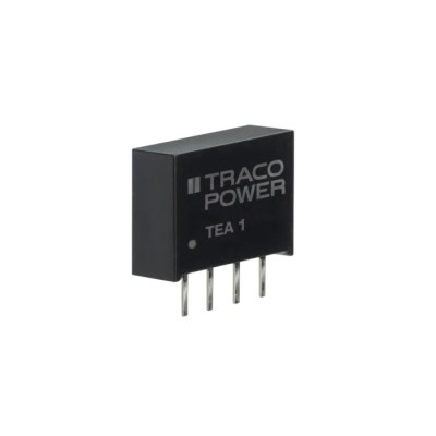 TRACOPOWER TEA 1-0505 DC/DC Converter PCB Mount 5V DC Output 200mA Max Input 4.5V to 5.5V 1W SIP Package TEA 1-0505