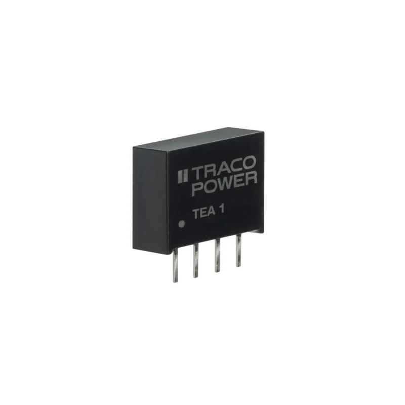 TRACOPOWER TEA 1-0505 DC/DC Converter PCB Mount 5V DC Output 200mA Max Input 4.5V to 5.5V 1W SIP Package TEA 1-0505