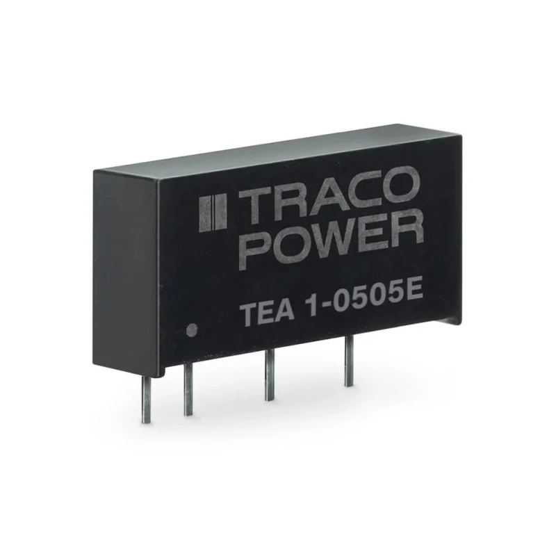 TRACOPOWER 1W 5V DC/DC Converter, 200mA Output, 4.5-5.5V Input, SIP PCB Mount TEA 1-0505E
