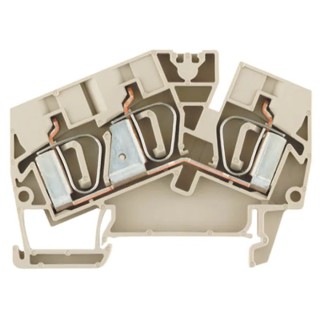 Weidmüller Z Series 1-Level Beige Feed Through Terminal Block Clamp 800V 41A 1771410000