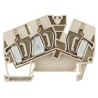 Weidmüller Z Series 1-Level Beige Feed Through Terminal Block Clamp 800V 41A 1771410000