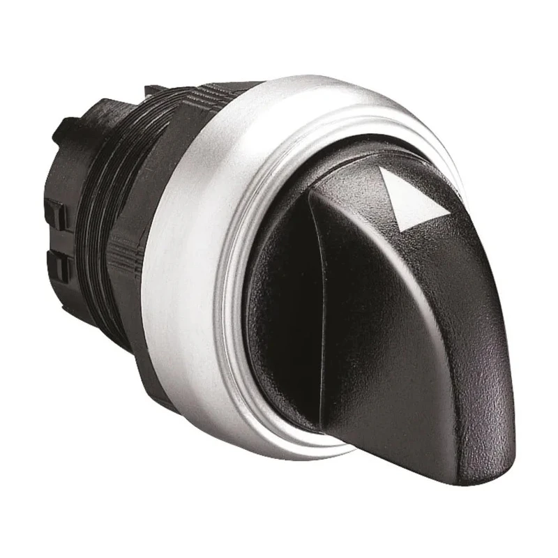 Lovato Electric Platinum Series 3 Position Selector Switch Head, 22 mm Cutout, Black Handle LPCS133