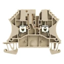 Weidmüller W Series Beige Disconnect Terminal Block, 2.5mm² Cable CSA, 1-Level, Screw Termination, 500V, 24A 8731670000