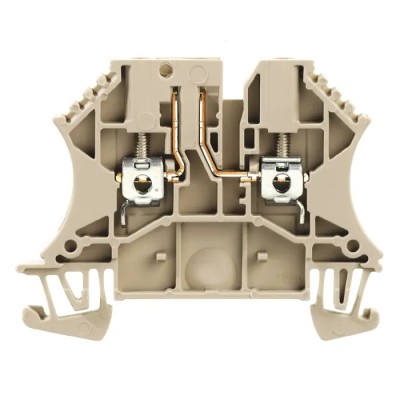 Weidmüller W Series Beige Disconnect Terminal Block, 2.5mm² Cable CSA, 1-Level, Screw Termination, 500V, 24A 8731670000