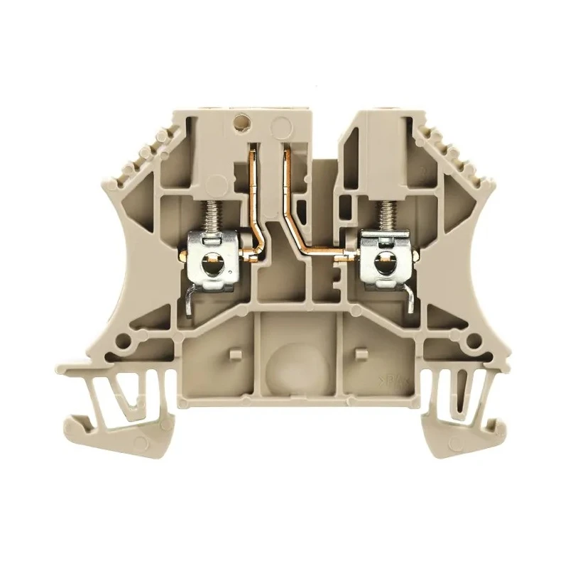 Weidmüller W Series Beige Disconnect Terminal Block, 2.5mm² Cable CSA, 1-Level, Screw Termination, 500V, 24A 8731670000