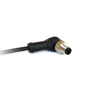 Bulgin Sensor Actuator Cable Male 8 Way M12 Right Angle to 8 Way Unterminated 1m PXPTPU12RAM08ACL010PUR