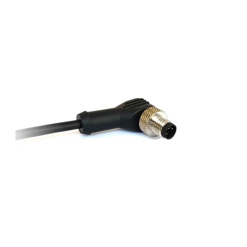 Bulgin Sensor Actuator Cable Male 8 Way M12 Right Angle to 8 Way Unterminated 1m PXPTPU12RAM08ACL010PUR