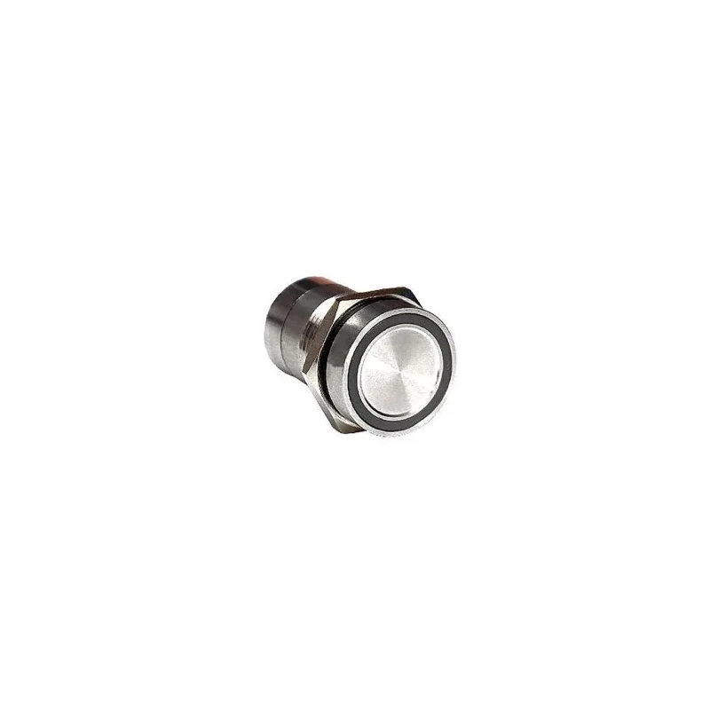 Bulgin Capacitive Momentary NO Illuminated Switch, Green and Red LED, On-Off, IP68 Aluminium Housing MC16MOSGR