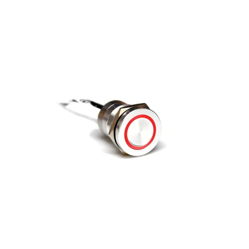Bulgin Capacitive Switch Latching NO Illuminated Red Green On-Off IP68 Stainless Steel MC19LOSGR