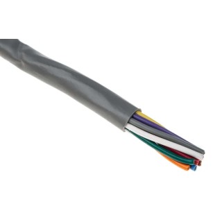 Alpha Wire Alpha Essentials Communication & Control Control Cable 10 Cores 0.56mm² 20 AWG Unscreened 300V 30m 1896/10C SL005