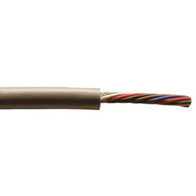 Alpha Wire Alpha Essentials Communication & Control 9 Core 0.56mm² 20 AWG Unscreened Control Cable, Grey 1896/9C SL005