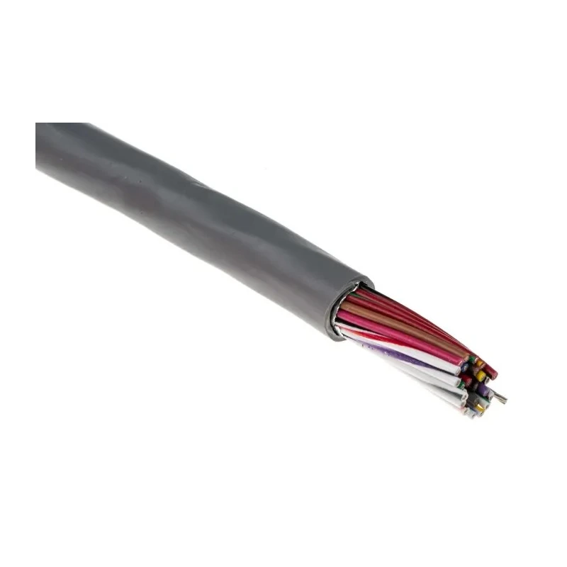Alpha Wire Alpha Essentials Communication & Control Control Cable, 12 Cores, 0.35mm² 22 AWG, Screened, 30m 1299/12C SL005
