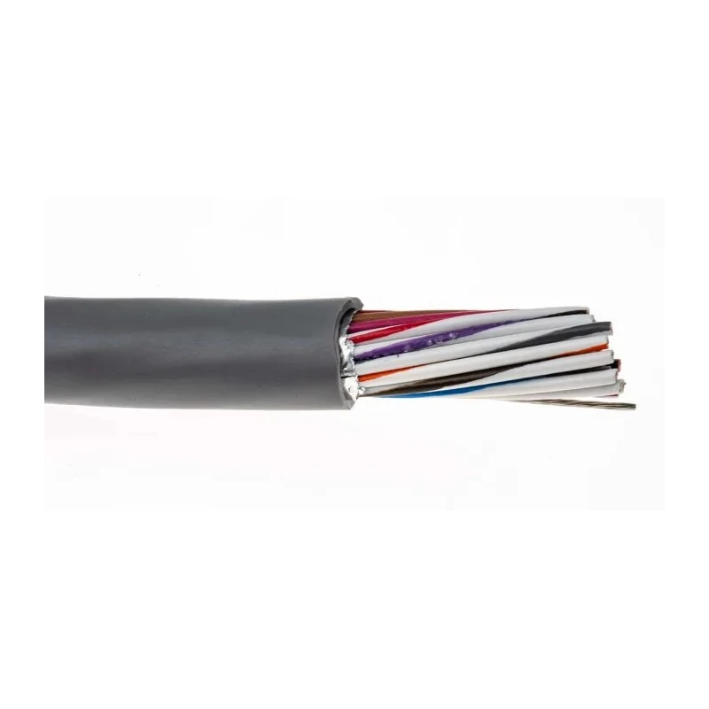 Alpha Wire Alpha Essentials Communication & Control Control Cable, 12 Cores, 0.35mm² 22 AWG, Screened, 30m 1299/12C SL005