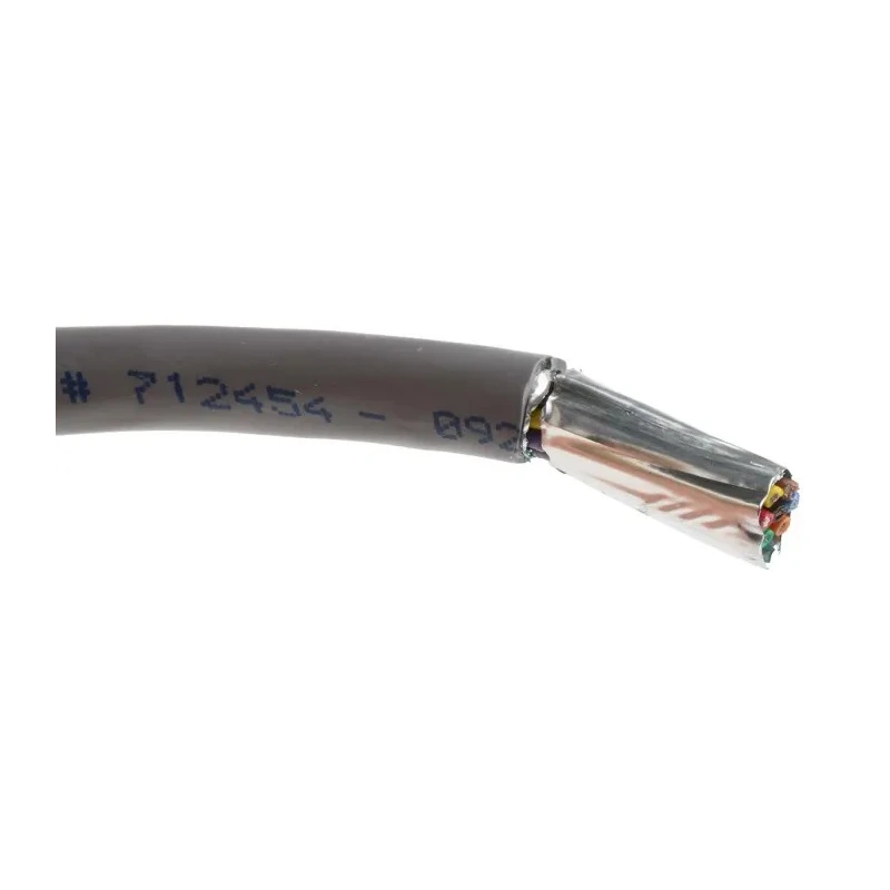 Alpha Wire Alpha Essentials Communication & Control Control Cable, 10 Cores, 0.35mm² 22 AWG, Screened, 30m 1299/10C SL005