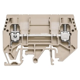 Weidmüller W Series Disconnect Terminal Block Brown 6mm² 1-Level Screw 630V 57A 1934830000